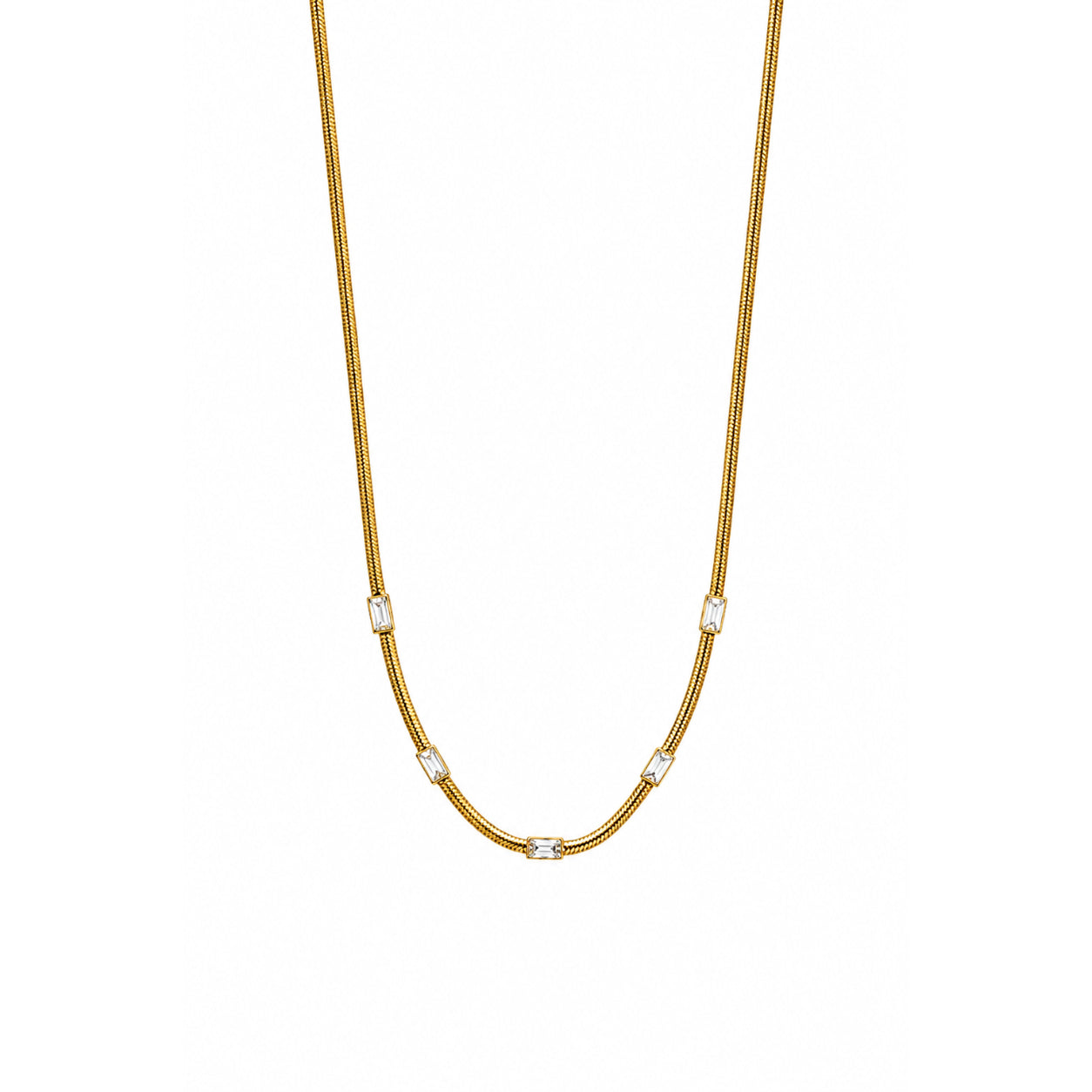 Golden Luxe Snake Chain Necklace