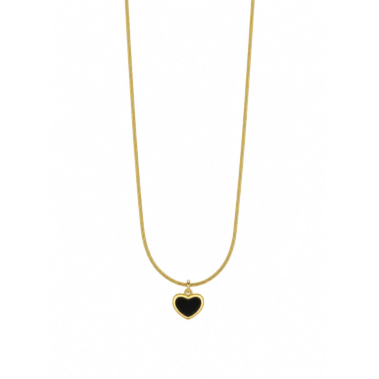 Noir Amour Heart Necklace