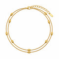 Elowen Dual Layer Beaded Anklet