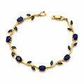 Blue Tulip Anti-Tarnish Statement Bracelet