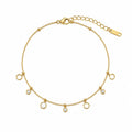 Celestia Circle Charm Anklet