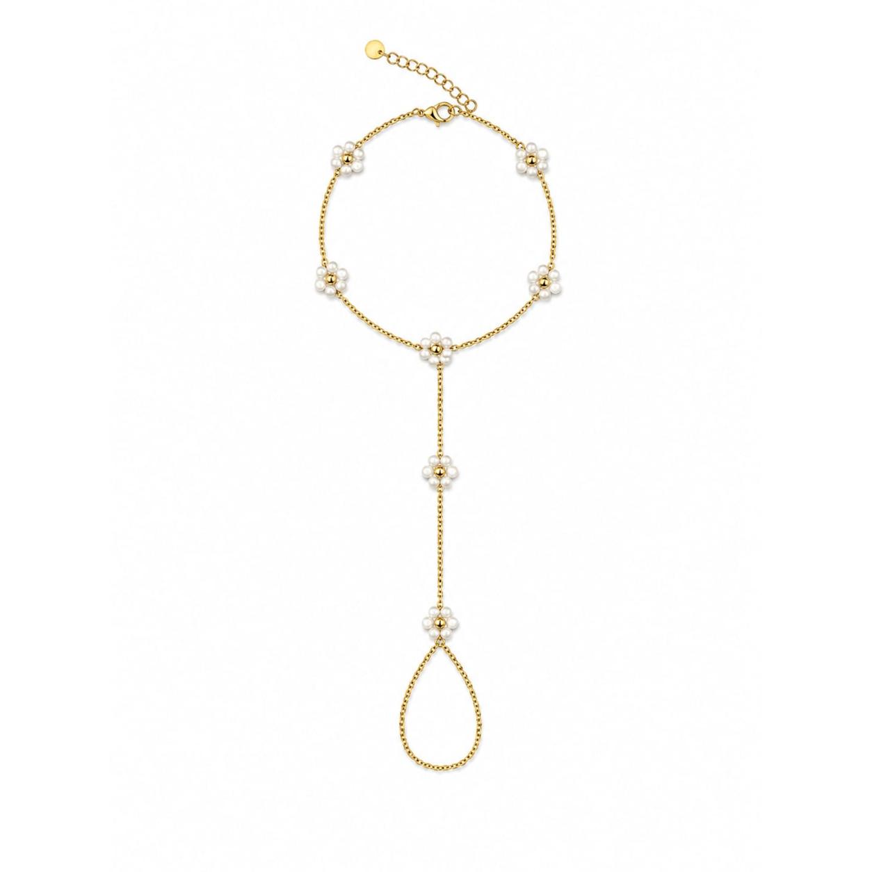 Pearl Bloom Hand Chain