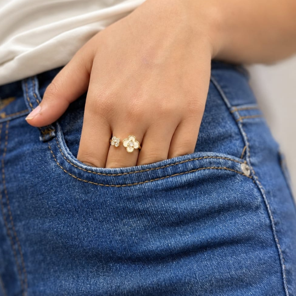 Clover Grace Adjustable Ring
