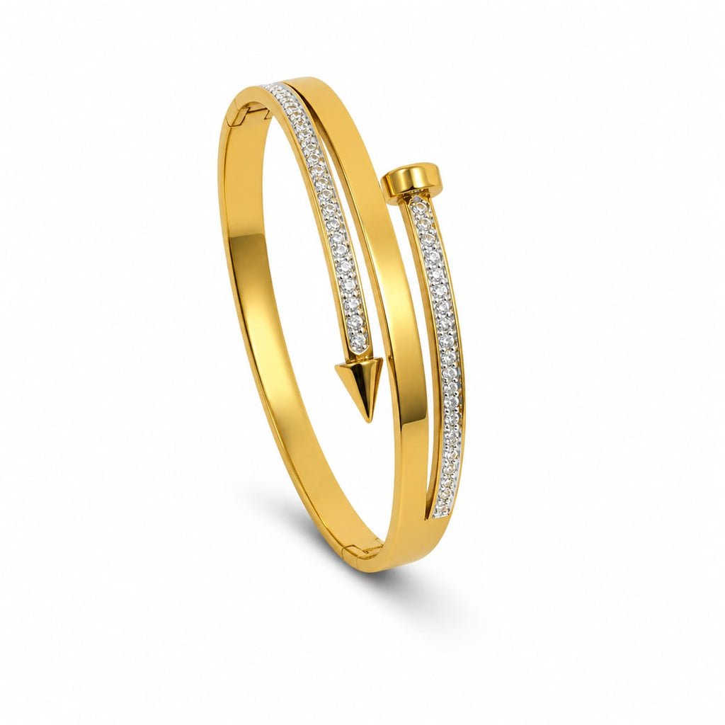 Celestia Crystal Nail Kada Bracelet