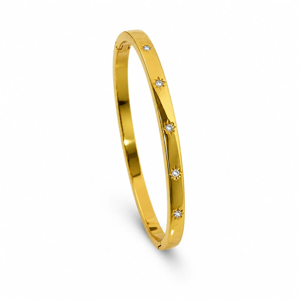 Aurora Star Crystal Kada Bracelet