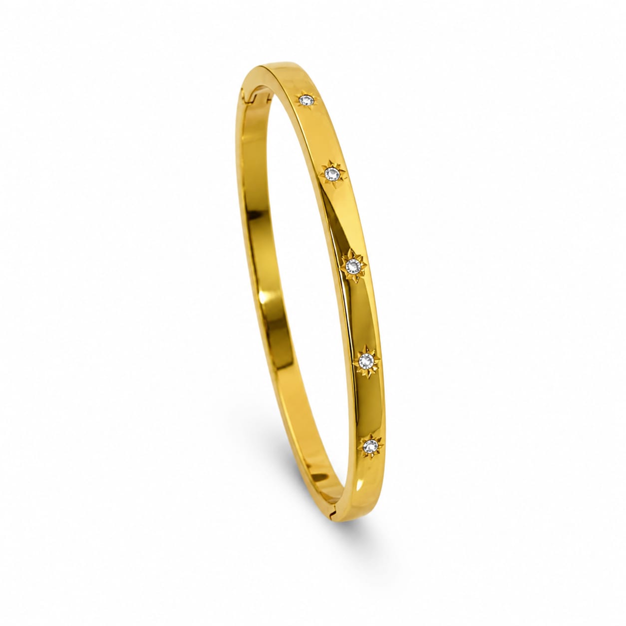 Aurora Star Crystal Kada Bracelet