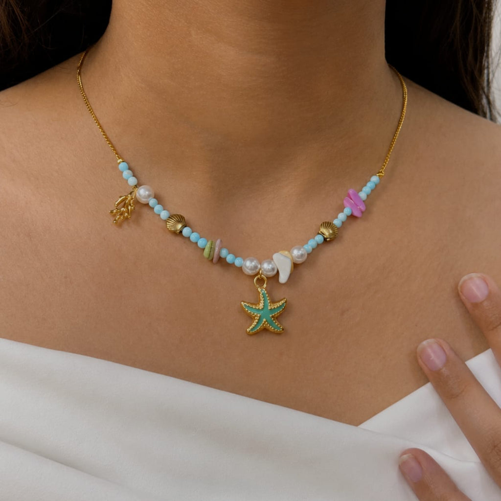 Marina Starfish Charm Necklace