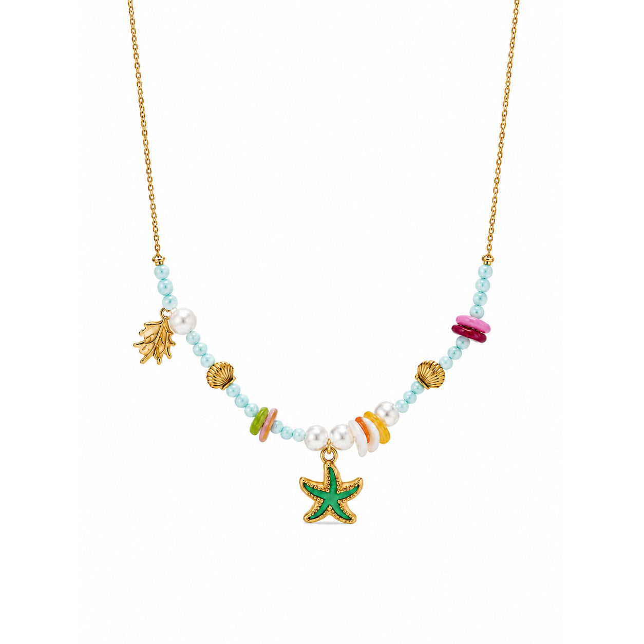 Marina Starfish Charm Necklace