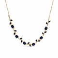 Noire Tulip Crystal Necklace