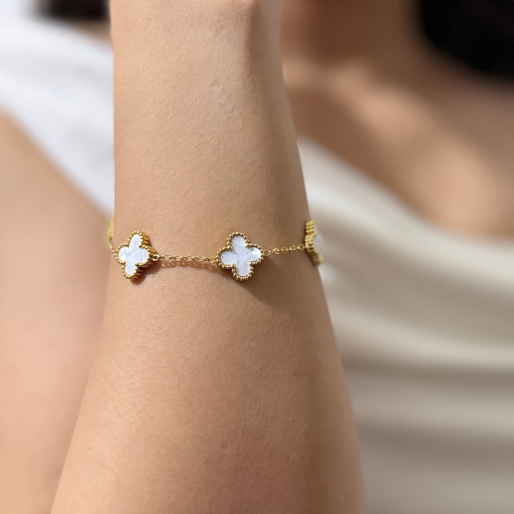White Clover Bracelet