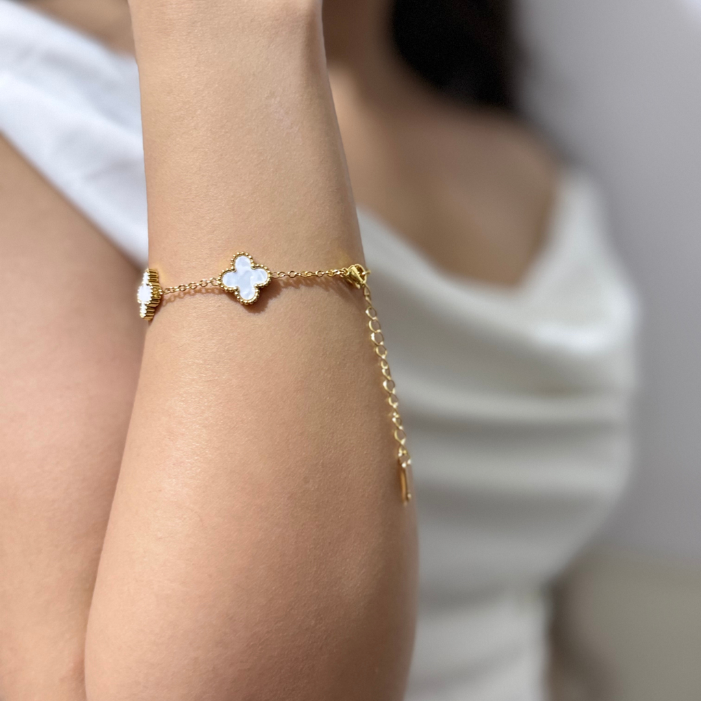 White Clover Bracelet