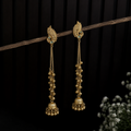 Royal Peacock Kashmiri Jhumka Drop Earrings