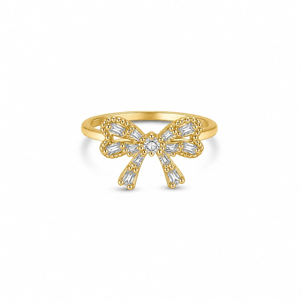 Crystal Bow Ring