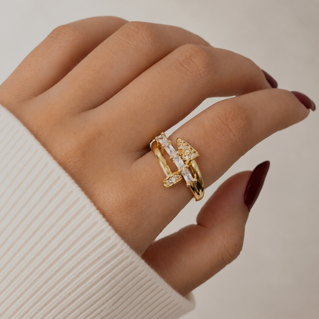 Serpentina Crystal Ring