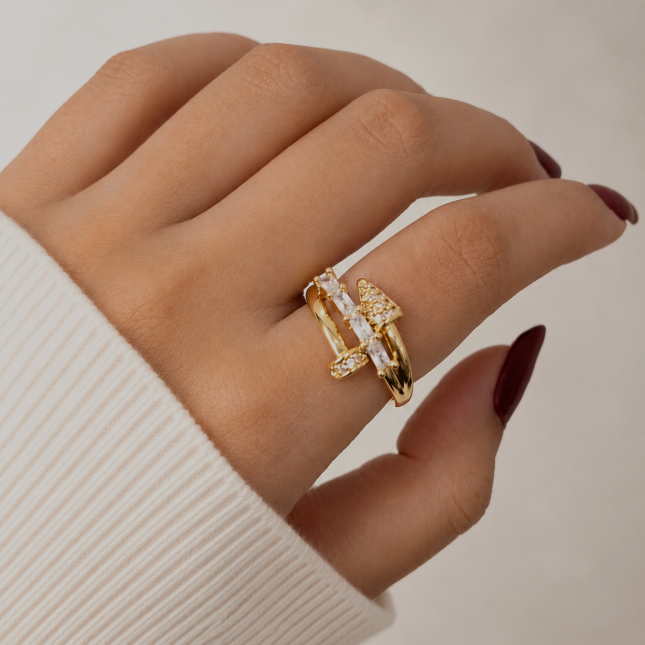 Serpentina Crystal Ring