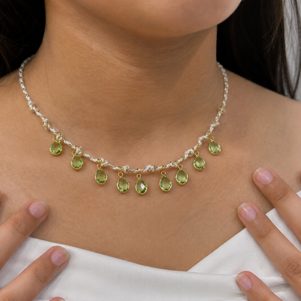 Emerald Drop Necklace