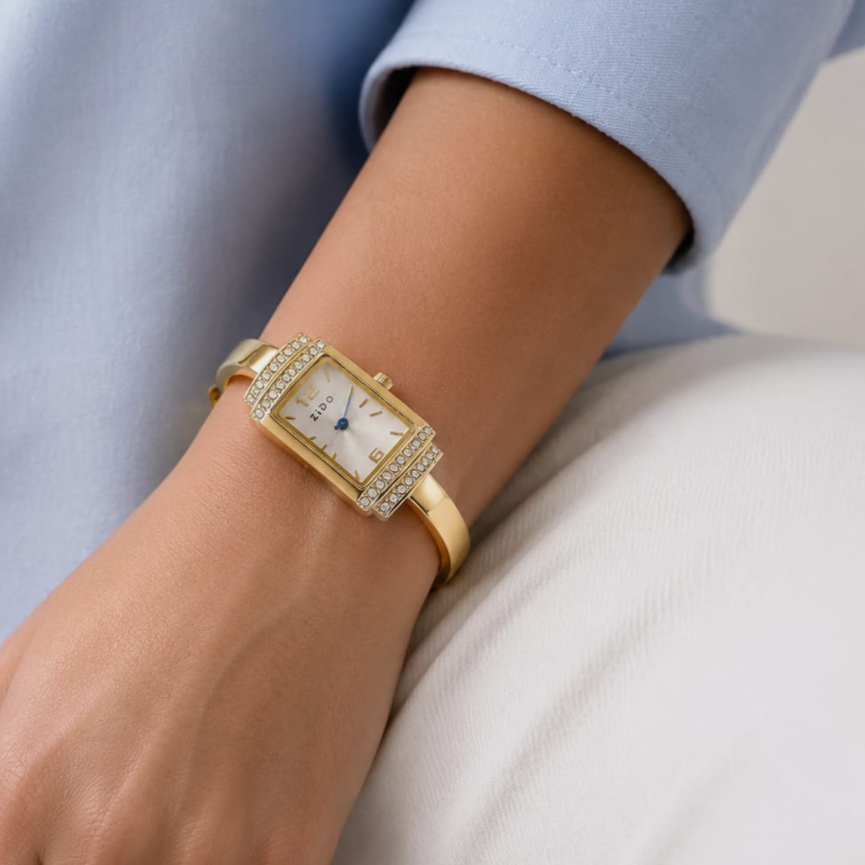 Aurelia Crystal Bangle Watch